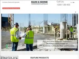 Sites similar to rainandshineworkwear.com.au