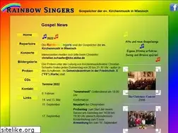 Sites similar to rainbow-singers-wiesloch.de