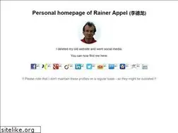 Sites similar to rainerappel.com