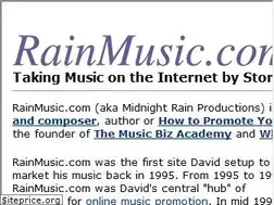 Sites similar to rainmusic.com