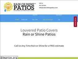 Sites similar to rainorshinepatios.com