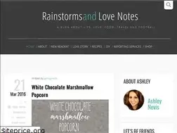 Sites similar to rainstormsandlovenotes.com