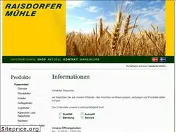 Sites similar to raisdorfermuehle.de