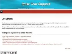 Sites similar to raiseyoursupport.com