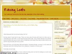 Sites similar to raisingleafs.blogspot.com