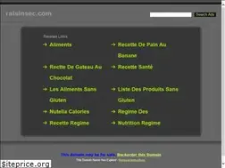 Sites similar to raisinsec.com