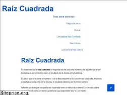 Sites similar to raizcuadrada.net