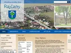 Sites similar to rajcany.sk