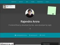 Sites similar to rajendraarora.com