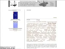 Sites similar to rajf.org