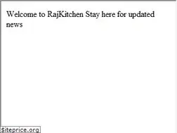Sites similar to rajkitchen.com