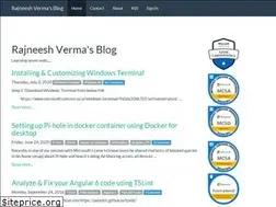 Sites similar to rajneeshverma.com