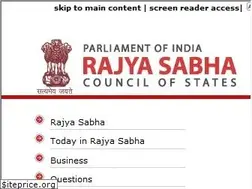 Sites similar to rajyasabha.gov.in