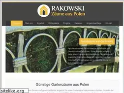 Sites similar to rakowskizaeune.de