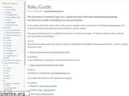 Sites similar to raku.guide