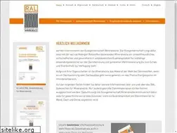 Sites similar to ral-mineralwolle.de