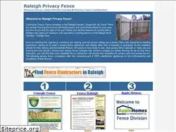 Sites similar to raleighprivacyfence.net
