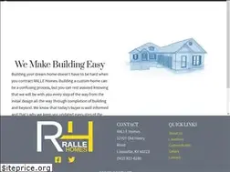Sites similar to rallehomes.com
