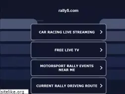 Sites similar to rally5.com