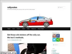 Sites similar to rallynotes.com