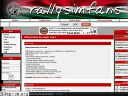 Sites similar to rallysimfans.hu