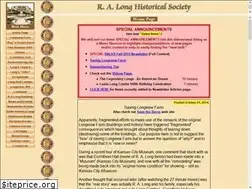 Sites similar to ralonghistoricalsociety.org