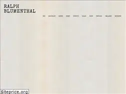 Sites similar to ralphblumenthal.com