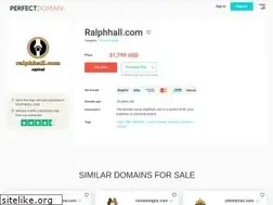 Sites similar to ralphhall.com
