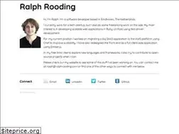 Sites similar to ralphrooding.com