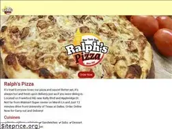 Sites similar to ralphspizzatx.com