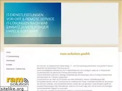 Sites similar to ram-solution.de