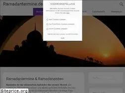 Sites similar to ramadantermine.de