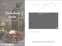Sites similar to ramadhanguide.com