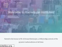 Sites similar to ramanujan.edu.in