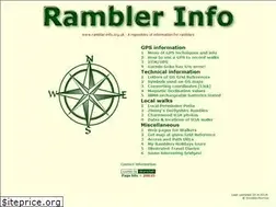Sites similar to rambler-info.org.uk
