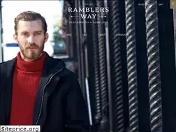 Sites similar to ramblersway.com