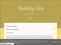 Sites similar to ramblingfilm.blogspot.com