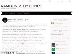 Sites similar to ramblingsbybones.wordpress.com