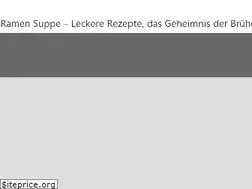 Sites similar to ramen-suppe.de