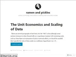 Sites similar to ramenandpickles.wordpress.com