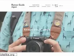 Sites similar to ramenguidejapan.com