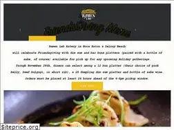Sites similar to ramenlabeatery.com