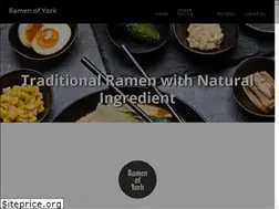 Sites similar to ramenofyork.com