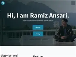 Sites similar to ramizansari.com