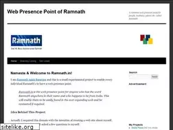 Sites similar to ramnath.in