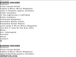 Sites similar to ramonadeckers.com