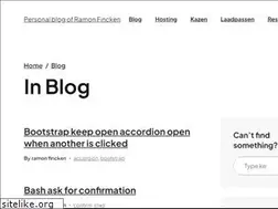 Sites similar to ramonfincken.com