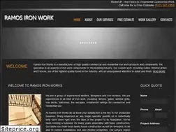 Sites similar to ramosironwork.com
