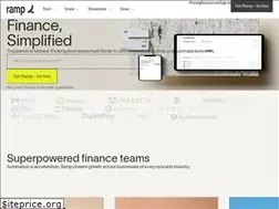 Sites similar to ramp.com