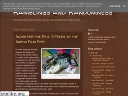 Sites similar to ramramble.blogspot.com